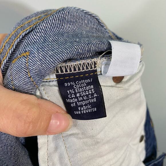 J Crew Women's Blue Medium Wash Low Rise Bootcut Jeans Size 30 Made In USA - Picture 5 of 7